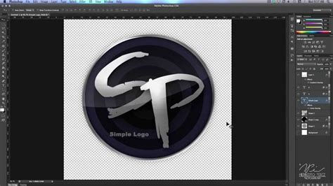 How To Create a Simple Logo in Photoshop CS6 - YouTube