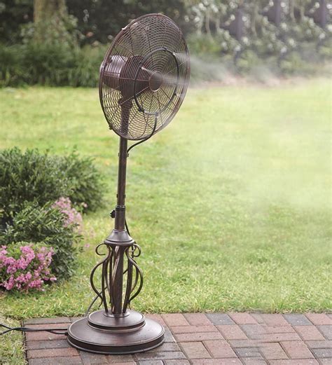 Deco Breeze® Outdoor Misting Fan | Outdoor misting fan, Misting fan, Outdoor fan