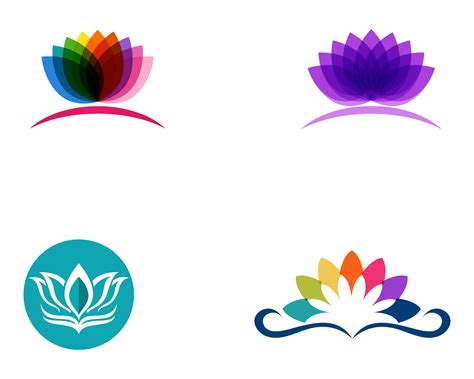 Lotus flower logo and symbols vector template 620200 Vector Art at Vecteezy
