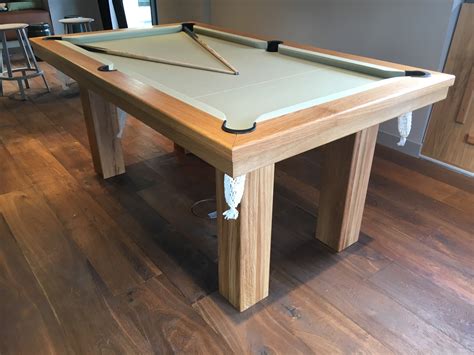 Pool Dining Table in Oak / Sage - Snooker & Pool Tables