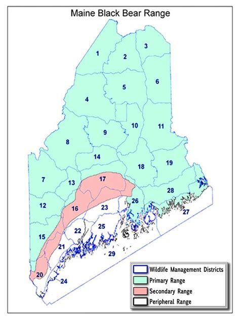 Maine Hunting Zones Map With Towns