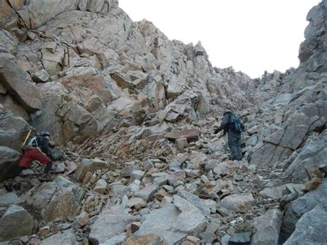 Granite Peak Montana Climbing Map And Route Information