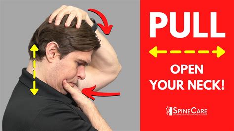 How to Pull Open Your Neck for Instant Pain Relief - YouTube