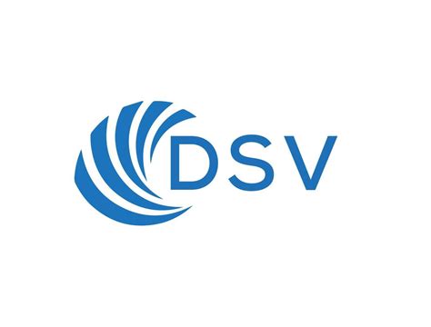 DSV letter logo design on white background. DSV creative circle letter logo concept. DSV letter ...