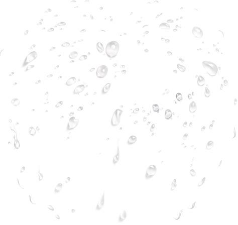 Water drops PNG image