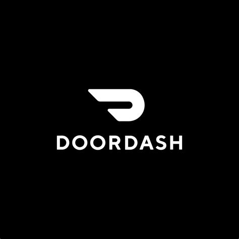 Door dash black icon | Black app, App icon, App icon design