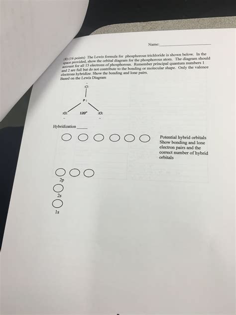 Solved: The Lewis Formula For Phosphorous Trichloride Is S... | Chegg.com