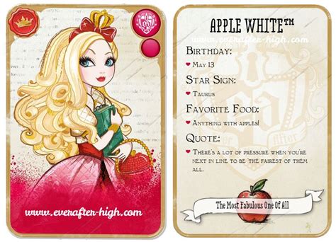 Apple White Character | Ever After High