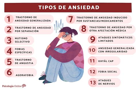 Trastorno de ansiedad - Tipos de trastornos de ansiedad - Chica SEO