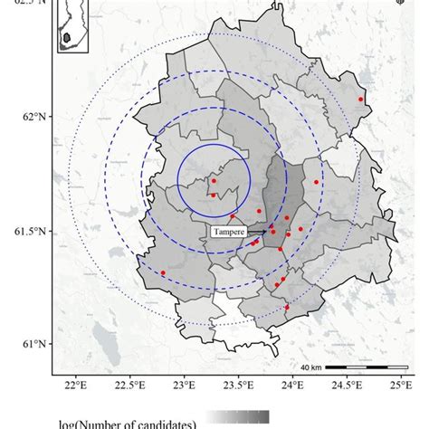 Definition of the urbanized agglomeration area. | Download Scientific ...