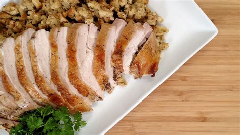 Perfectly Brined Roasted Turkey Breast | Tiny Kitchen Big Taste