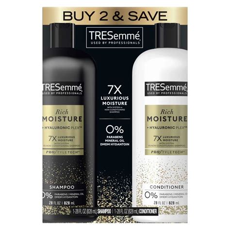 TRESemmé Moisture Rich Moisturizing Shampoo and Conditioner - Shop ...