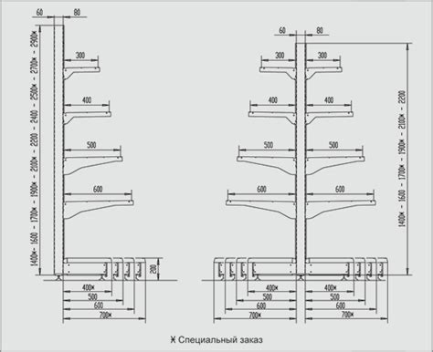 Gondola Shelving Dimensions