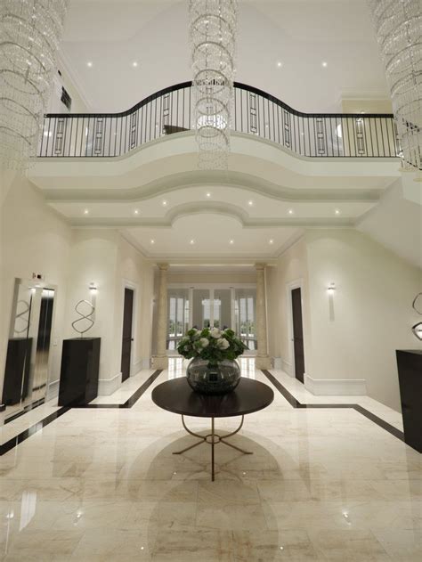 A grand entrance hall within our architectural design of this magnificent eight bedr… | Modern ...