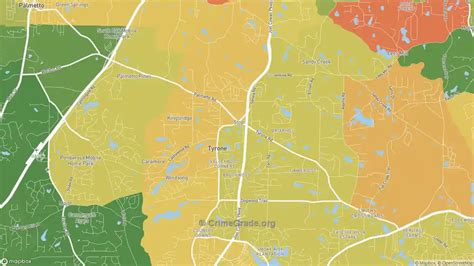 Tyrone, GA Murder Rates and Murder Maps | CrimeGrade.org