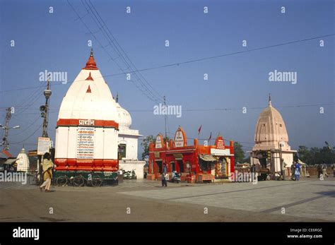 NMK 84926 : temples at har hari ki pauri bathing ghat hardwar haridwar uttaranchal uttarakhand ...