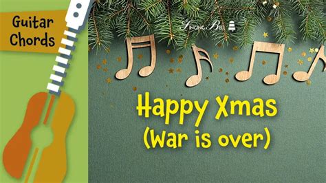 Happy Xmas War is Over Guitar Chords Tabs Sheet Music PDF