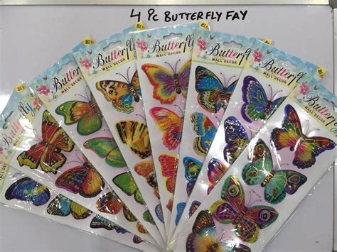 Butterfly 3d Wall Stickers at Rs 10/piece in New Delhi | ID: 26760189362