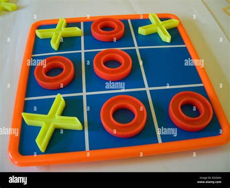 X and O board game Stock Photo - Alamy