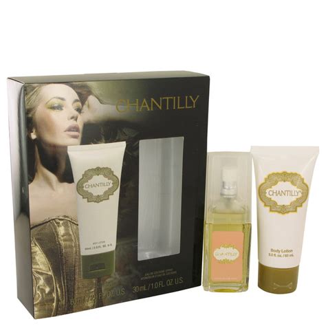 CHANTILLY by Dana Gift Set -- 1 oz Eau De Cologne Spray + 2 oz Body ...