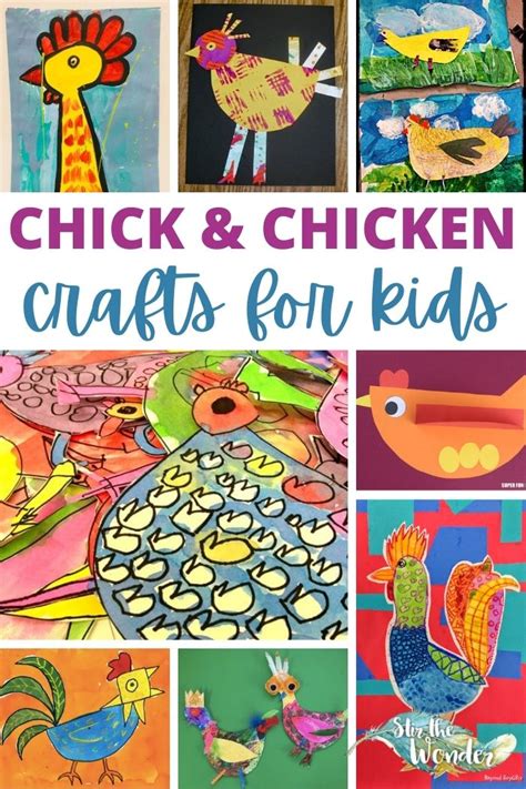 Chick & Chicken Crafts for Kids | Stir The Wonder