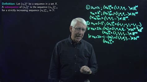 Lecture 20(C): Bounded Sequences: The Bolzano-Weierstrass Theorem - YouTube