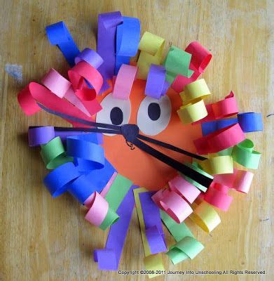 Colorful Construction Paper Lion- Gr.2 Art For Kids, Crafts For Kids, Arts And Crafts, June ...