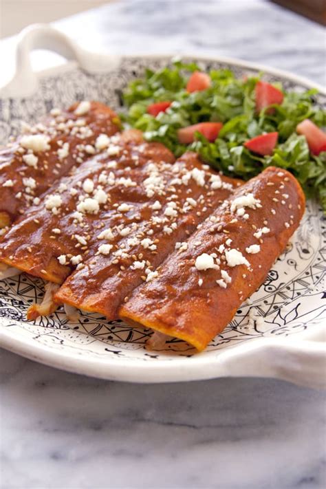 Chicken Mole Enchiladas - Muy Bueno Cookbook