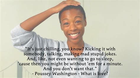 Poussey Washington - What is love? | Poussey, Poussey washington quotes ...