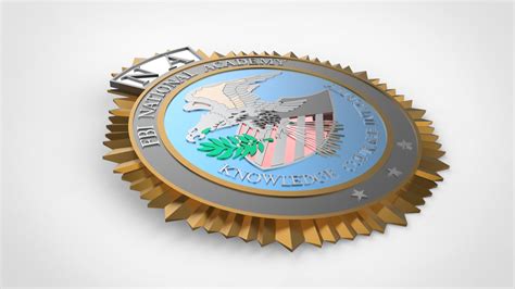 FBI National Academy Seal - 3D Print Model by Chtazi