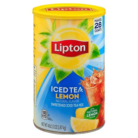 Lipton Lemon Iced Tea Mix - Shop Tea at H-E-B