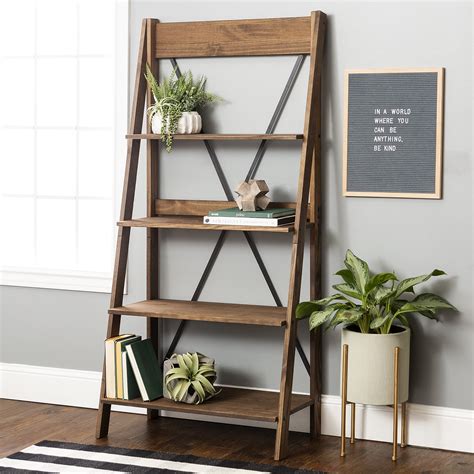 Wooden Ladder Shelfs Bookshelf Design Shelves Bookshe - vrogue.co
