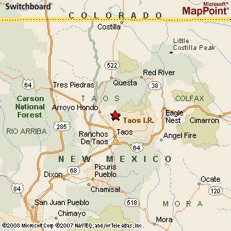 Arroyo Seco, New Mexico Area Map & More