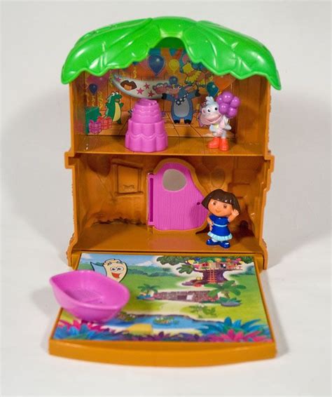 DORA THE EXPLORER LET'S GO ADVENTURE TREEHOUSE PLAYSET WITH BOOTS | eBay