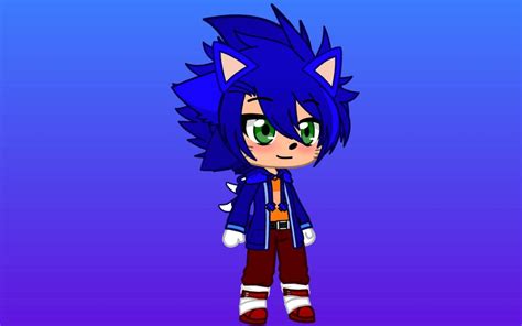 I made sonic in gacha club by CoolioGacha392 on DeviantArt