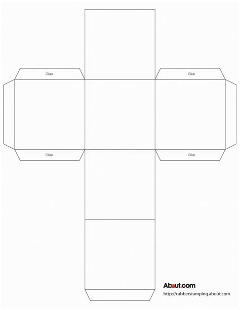 12 Best Photos of Free Box Template Print Out