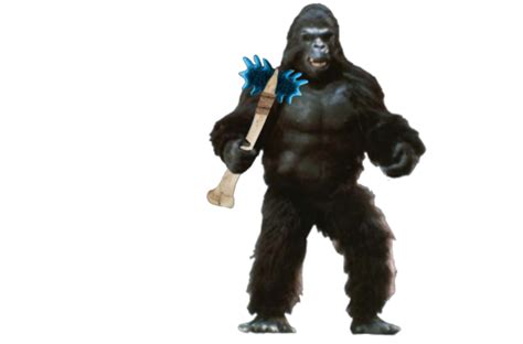 king kong 1986 with an axe (transparent) by kingcapricorn688 on DeviantArt