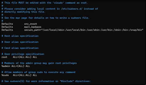 Secure Linux With the Sudoers File