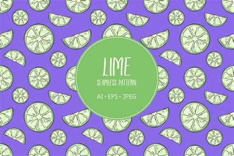 Lime Seamless Pattern, Background Graphic by Cmeree · Creative Fabrica