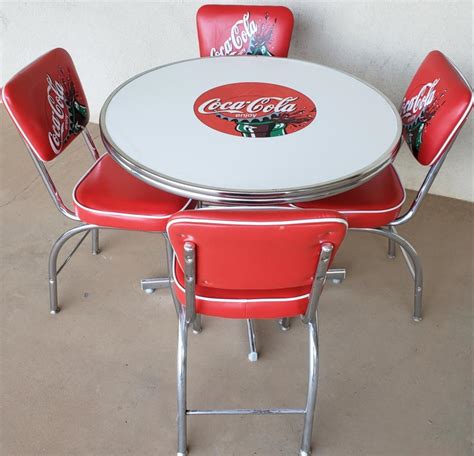 Sold at Auction: Enjoy Coca Cola Table & Chairs set