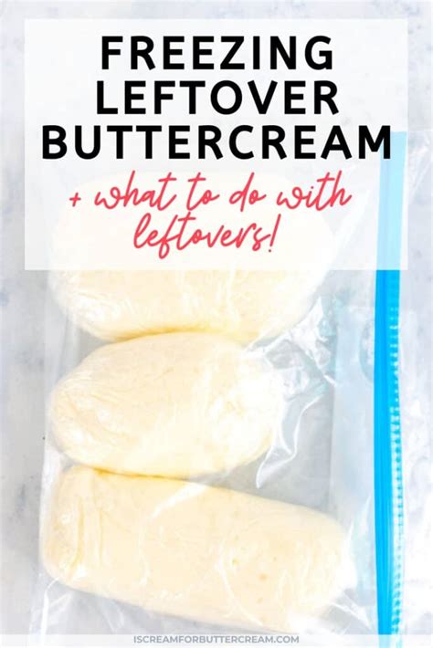 Freezing Buttercream Plus What to do with Leftover Icing - I Scream for ...