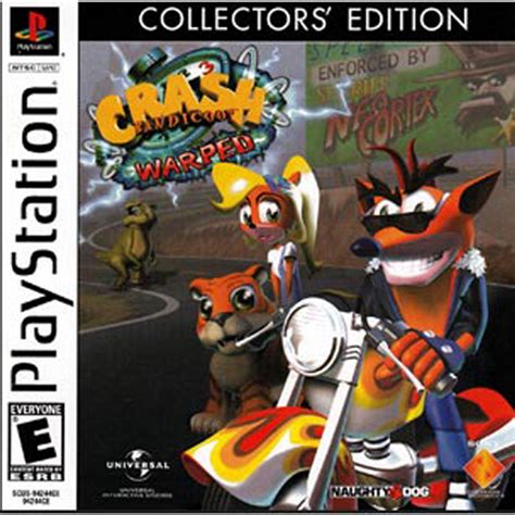 Crash Bandicoot Warped Collectors' Edition PS1 Game Collector's Edition ...