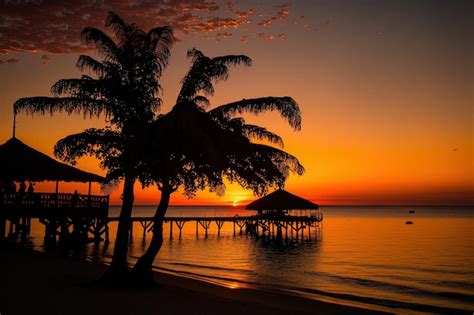 Premium Photo | On the west end of the beach on roatan island honduras a brunette traveler flew ...