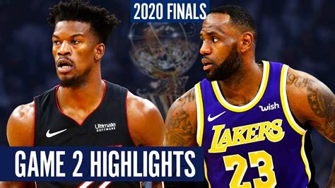 HEAT vs LAKERS GAME 2 - Full Highlights | 2020 NBA Finals - YouTube