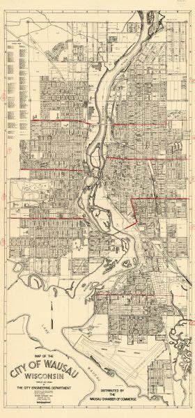 Map of the City of Wausau Wisconsin | Map or Atlas | Wisconsin ...