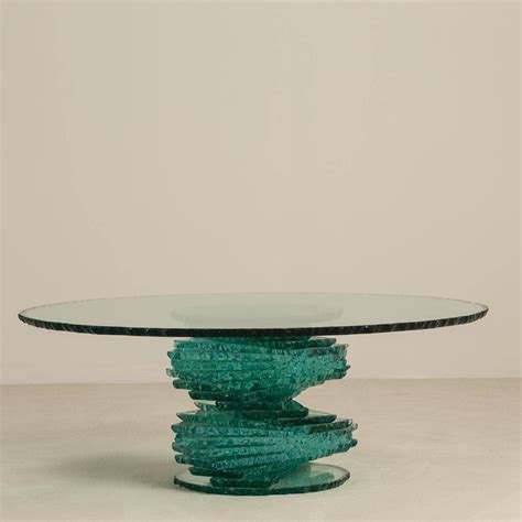 15 Best Collection of Spiral Glass Coffee Table