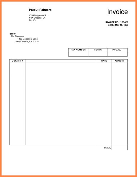 Make An Invoice In Google Docs | Invoice Template Ideas