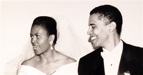 Michelle and Barack Obama Wedding Picture and Quotes | POPSUGAR Celebrity