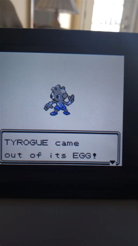 [2] shiny tyrogue after 5 eggs : r/ShinyPokemon