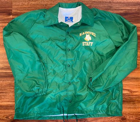 Kaimuki High School Staff Jacket Men XL Adult Champion Vintage Hawaii Bulldogs | eBay